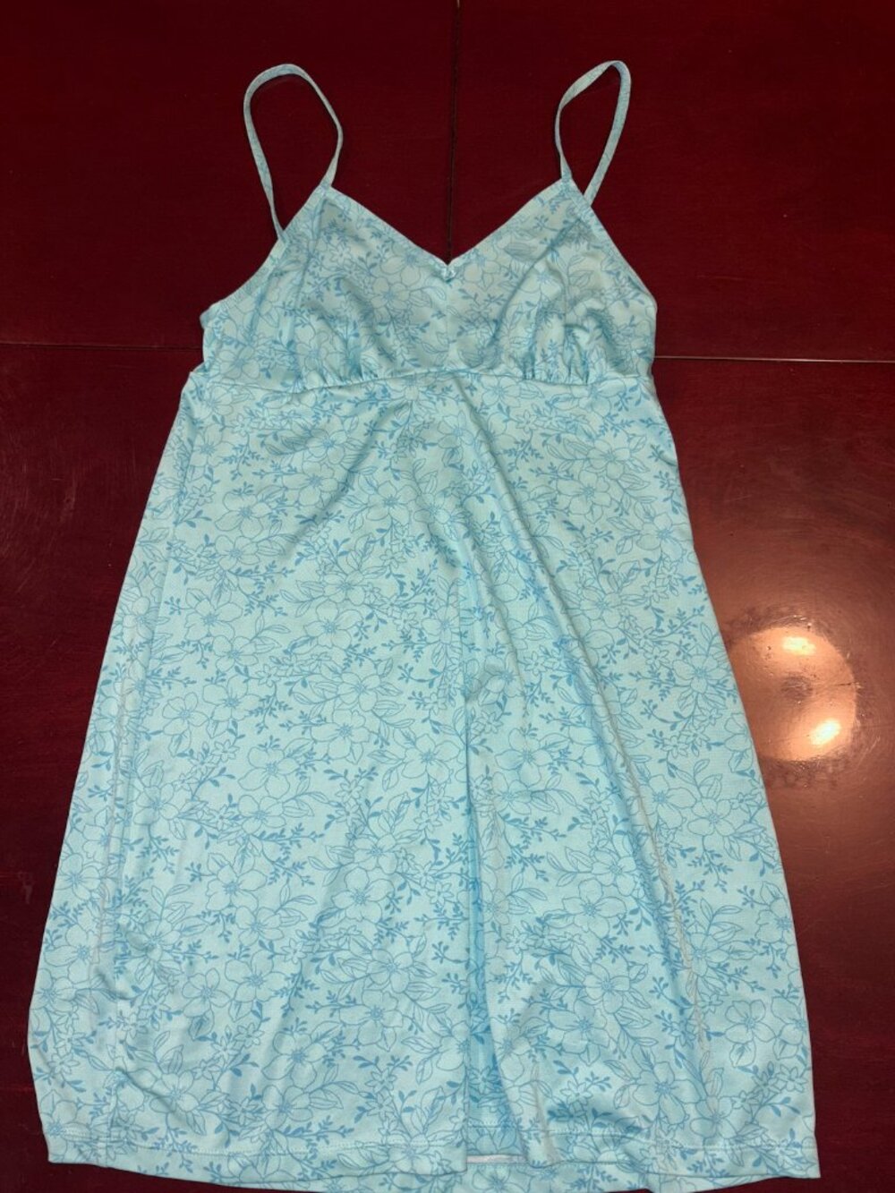 La Vie en Rose Teal Nightdress